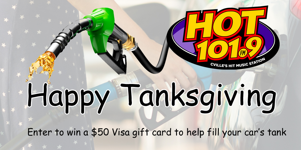 Tanksgiving: Enter to win a $50 Visa gift card!